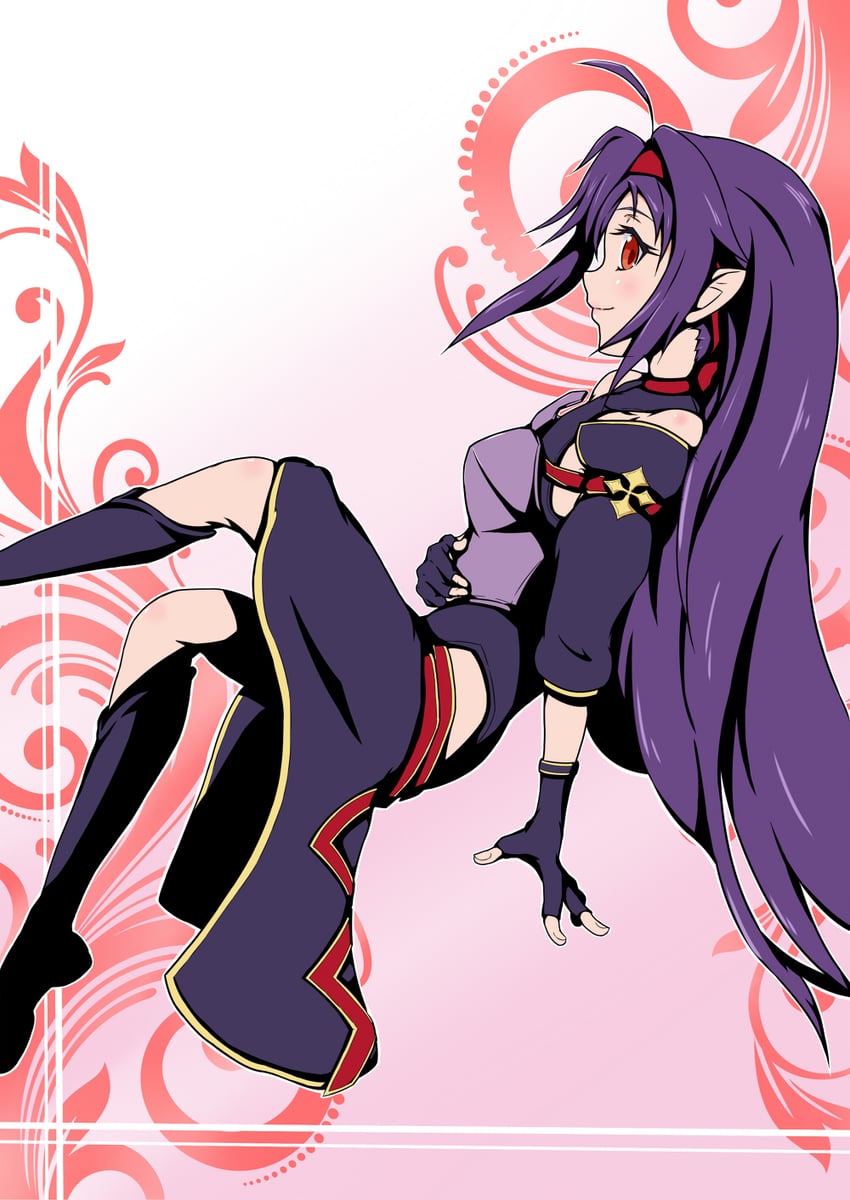 yuuki (sword art online) drawn by saitou_(taka_saitwu)