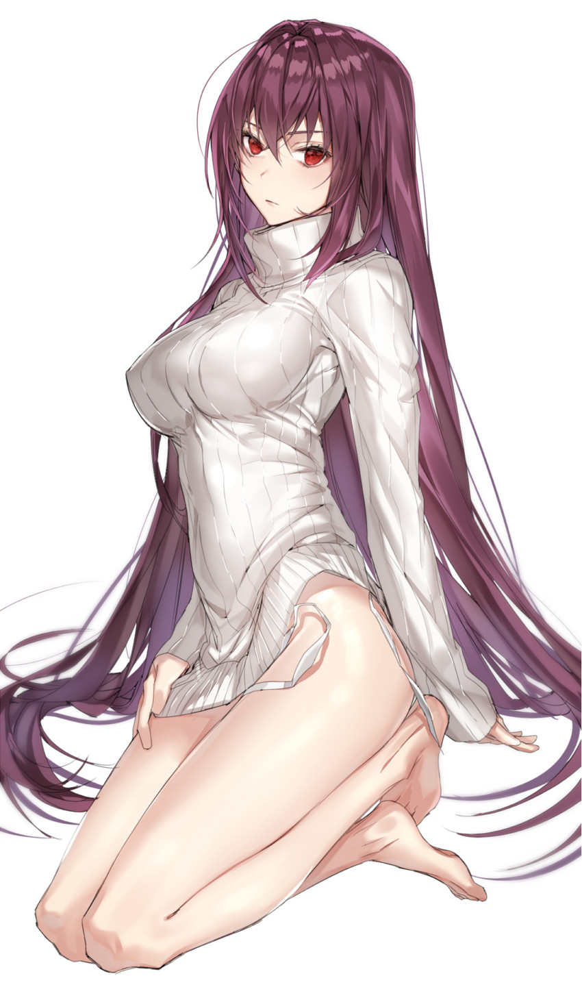scathach (fate and 1 more) drawn by dore_(gilles_dore)