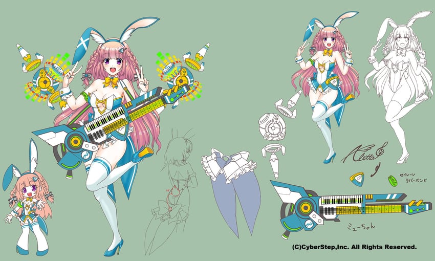aletta arpeggio bny and aletta arpeggio (cosmic break) drawn by hijirinn2