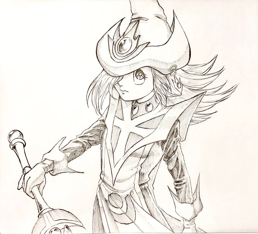 silent magician and silent magician lv4 (yu-gi-oh!) drawn by ryoryoku_tya