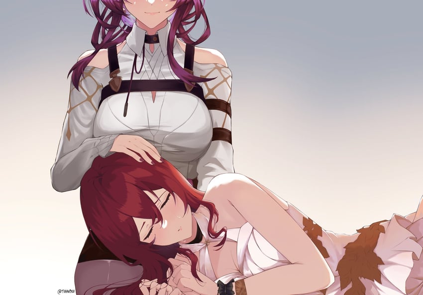 kafka and himeko (honkai and 1 more) drawn by tiaanboo