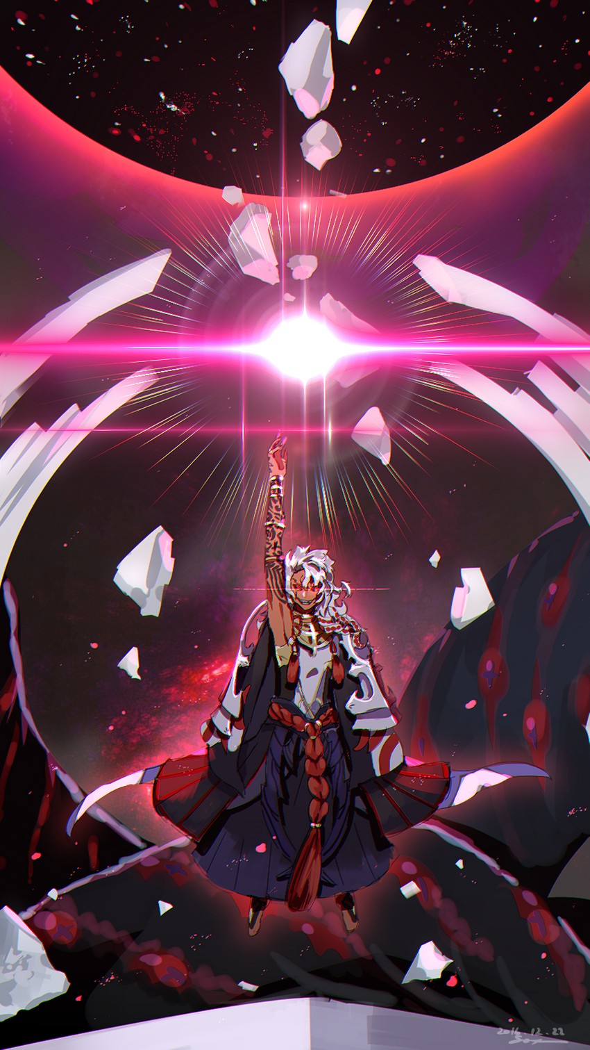 solomon and grand caster (fate and 1 more) drawn by goya_(xalbino)