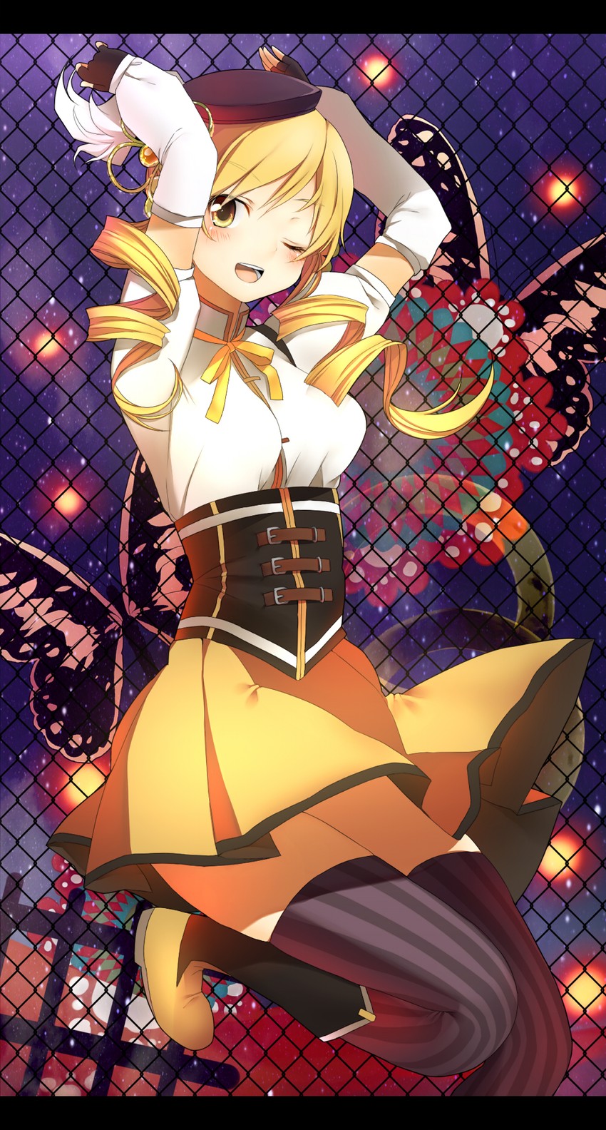 tomoe mami (mahou shoujo madoka magica) drawn by yana_mori