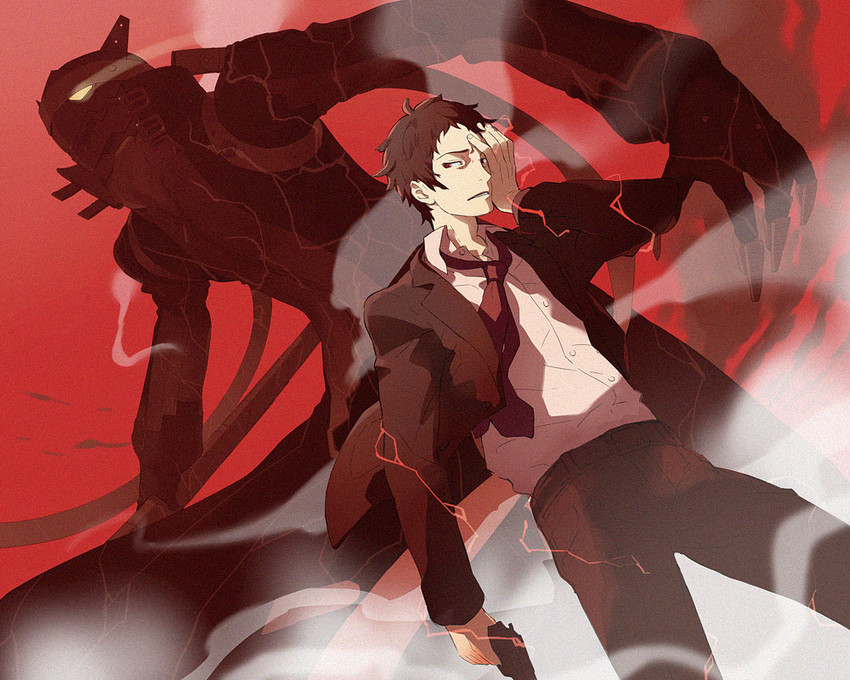 adachi tooru and magatsu izanagi (persona and 1 more) drawn by kishiwada_robin