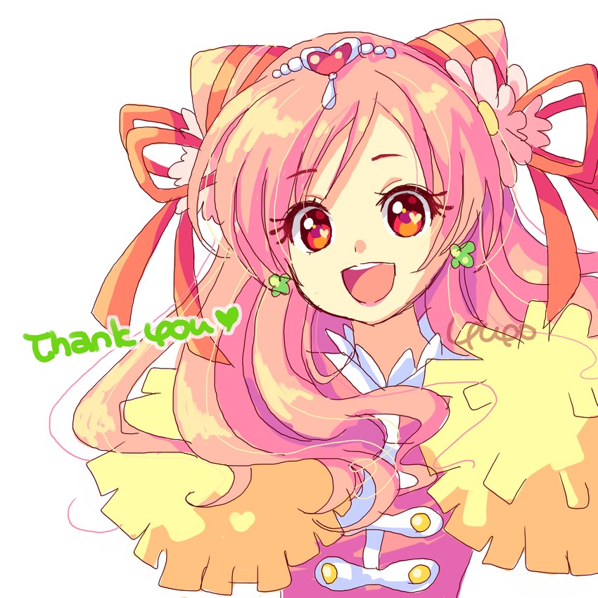 nono hana and cure yell (precure and 1 more) drawn by yupo_(yupo4069)