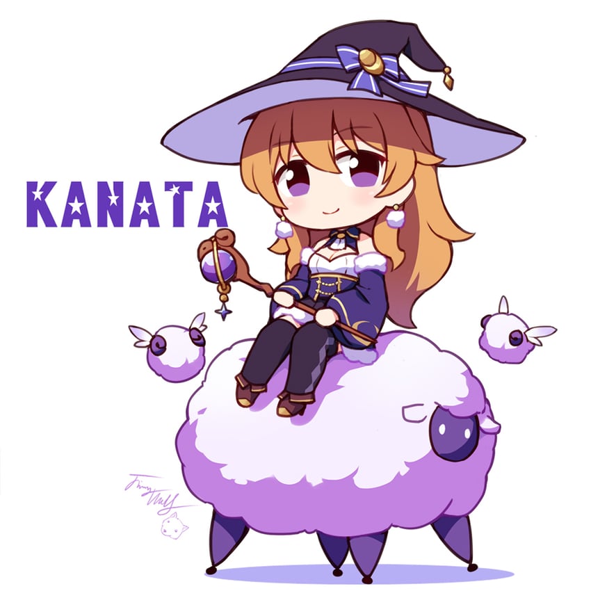 konoe kanata (love live! and 1 more) drawn by langbazi