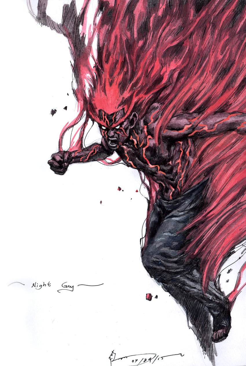 might guy (naruto and 1 more) drawn by dominic_ian_cabatit