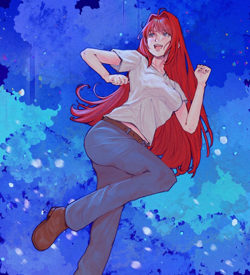 aozaki aoko (tsukihime and 1 more) drawn by purplerider