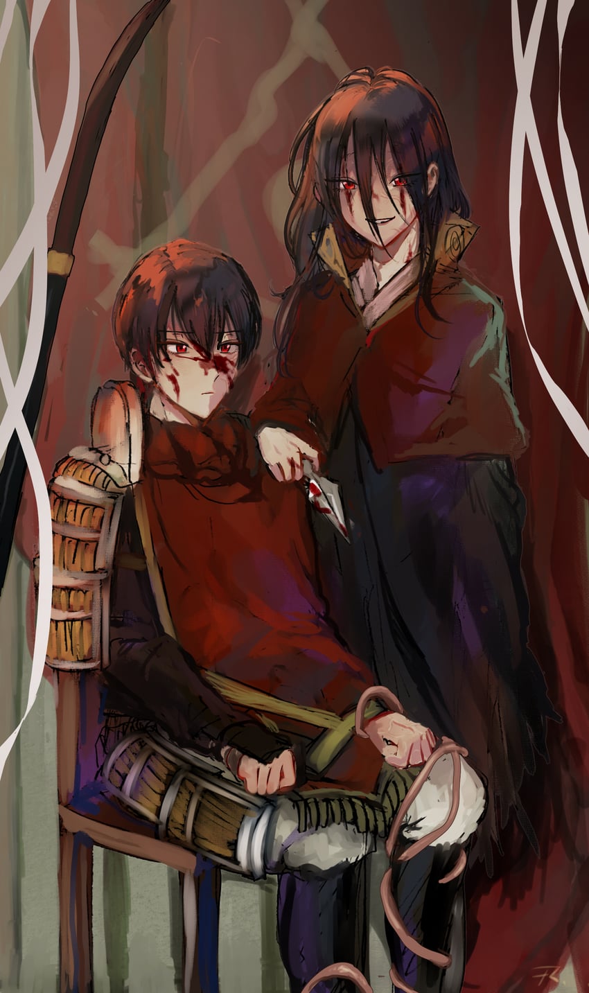 kahaku, hayase, and nokkers (fumetsu no anata e) drawn by woro_4