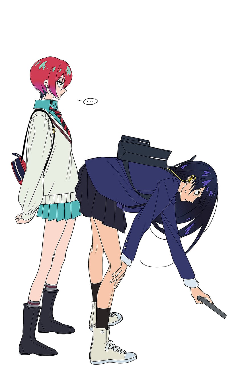amate yuzuriha and nyaan (gundam and 1 more) drawn by yang_gallae