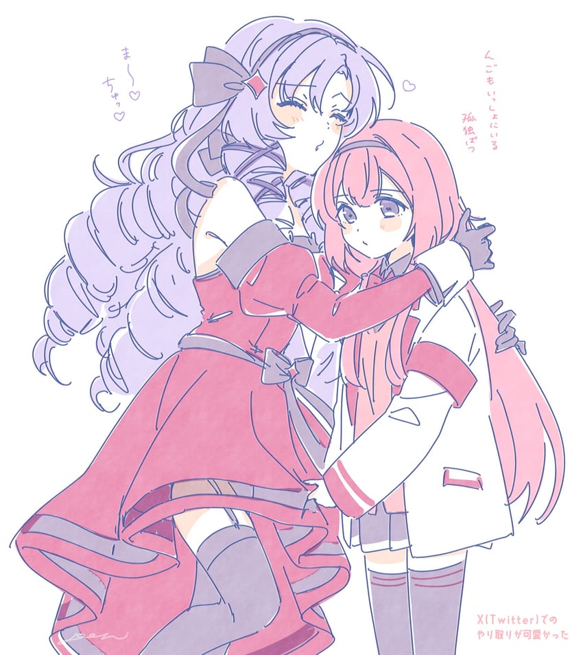 hyakumantenbara salome and suo sango (nijisanji) drawn by ponton_niji