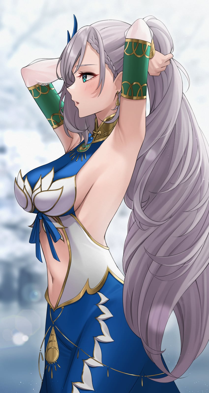 pavolia reine (hololive and 1 more) drawn by niztix