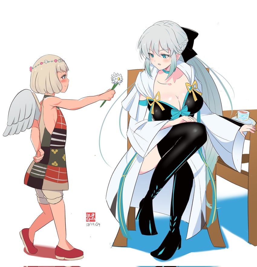 morgan le fay, ishikawa yui, and maria (fate and 2 more) drawn by tetsu_no_samurai