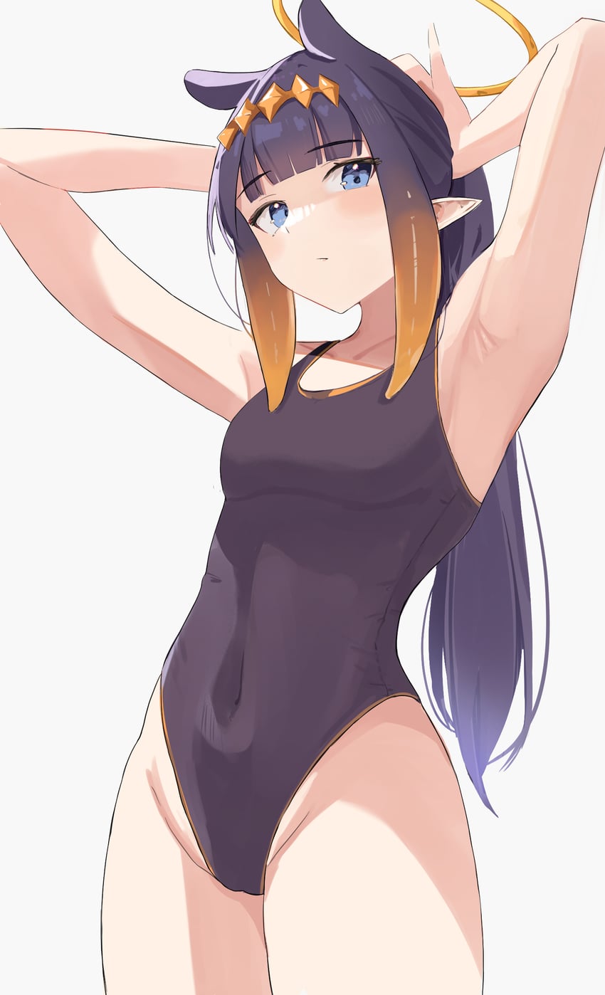 ninomae ina'nis (hololive and 1 more) drawn by ku_roiko