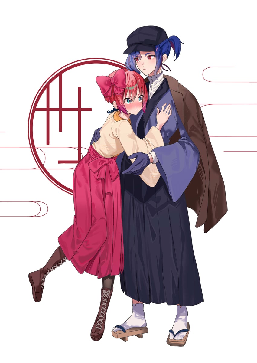 amate yuzuriha and shuji ito (gundam and 1 more) drawn by satsuki_(popopomama_52)