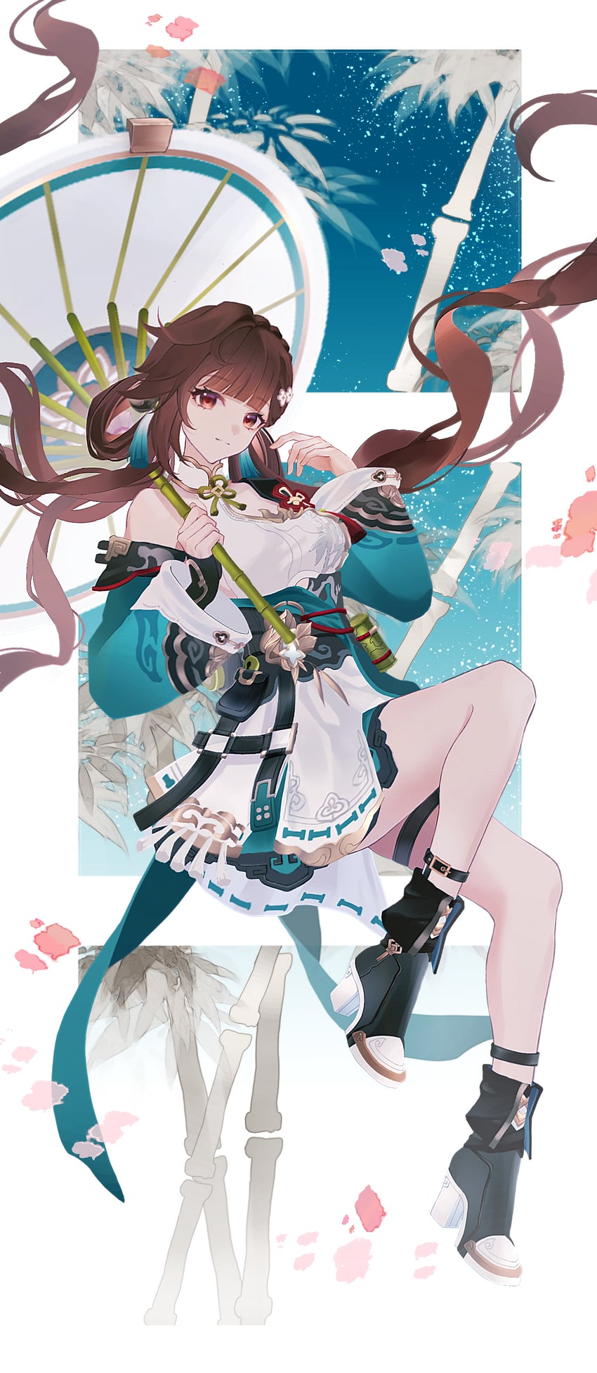 li sushang (honkai and 1 more) drawn by lin_yu_jin