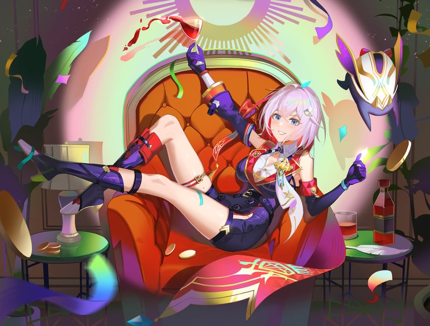 topaz (honkai and 1 more) drawn by lingdu_han