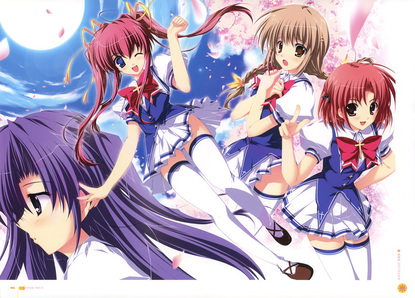 asakura nanao, takami rin, hagiwara tomoe, and daidouji ryouko (lyrical lyric) drawn by mikeou