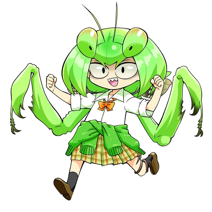 mantis akiyama (original and 1 more) drawn by evolvingmonkey