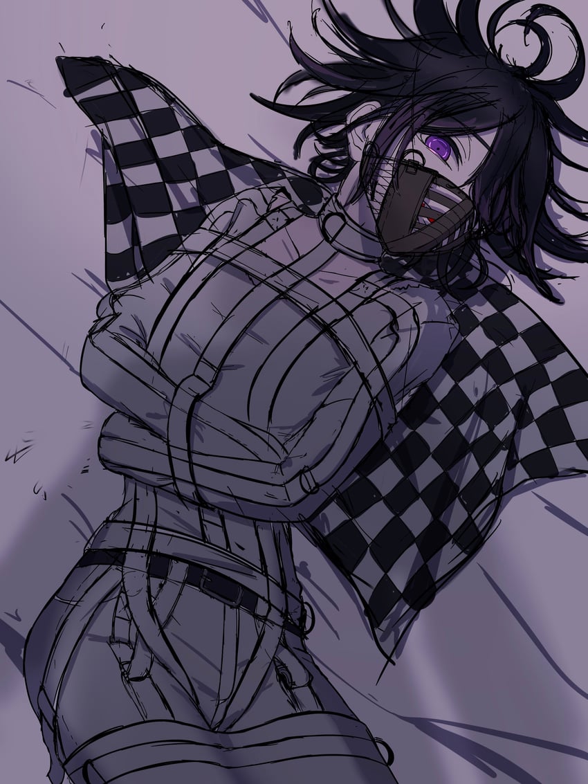 oma kokichi (danganronpa and 1 more) drawn by mion_danron