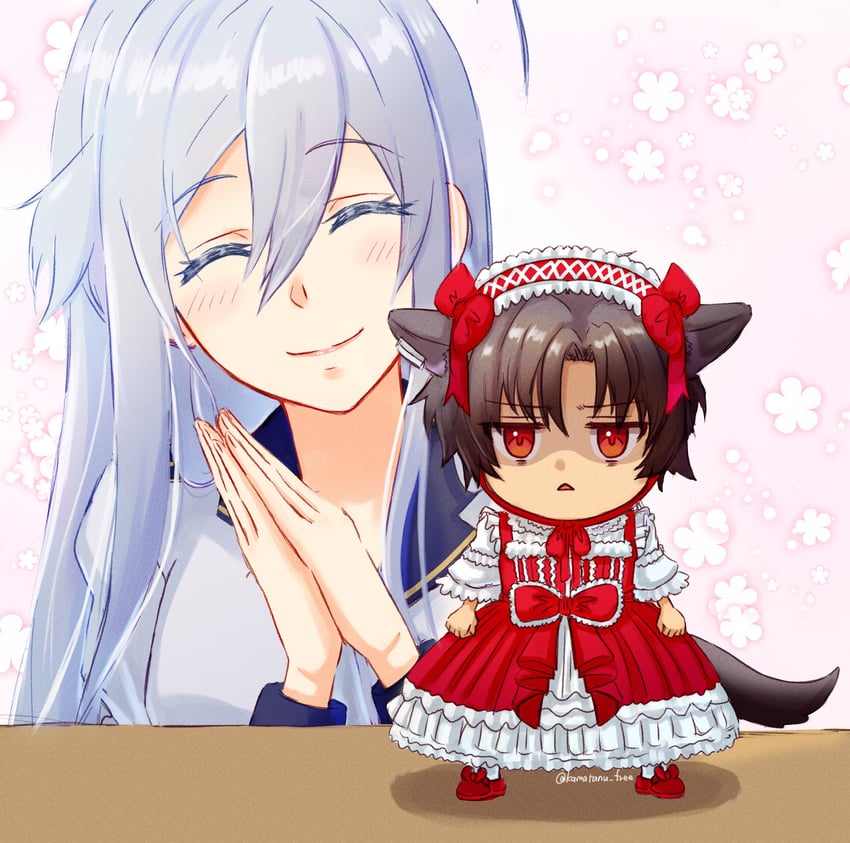 vladilena millize and shinei nouzen (86 -eightysix-) drawn by kamatanu_free