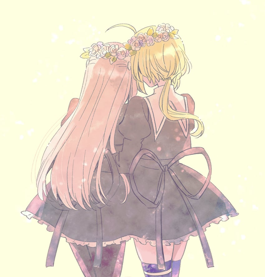 egawa kusumi and amano soraha (assault lily) drawn by sorato_(astllatte)