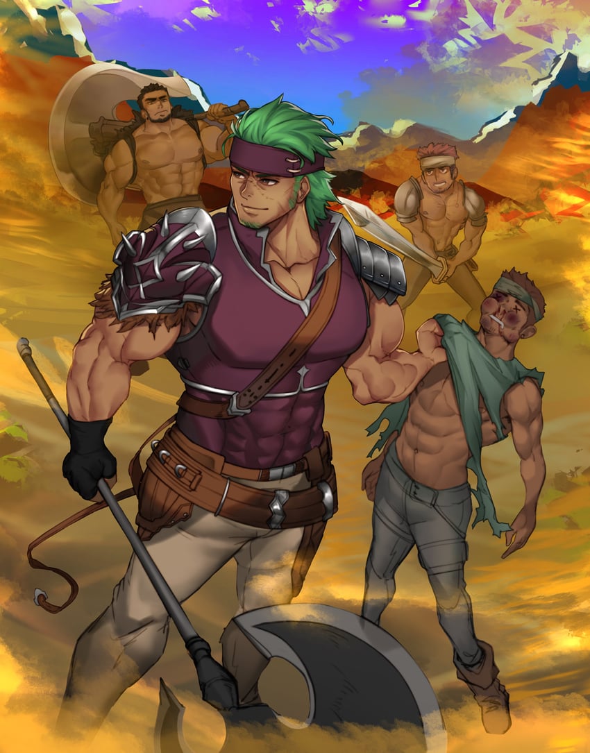 gerik (fire emblem and 1 more) drawn by alex_(cerealex)