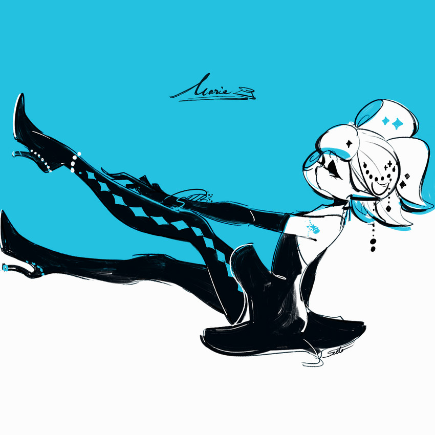 marie (splatoon and 1 more) drawn by seto_(asils)