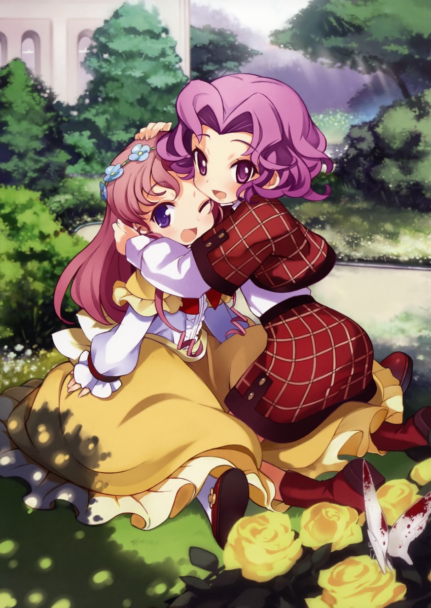 euphemia li britannia and cornelia li britannia (code geass) drawn by yamamoto_keiji
