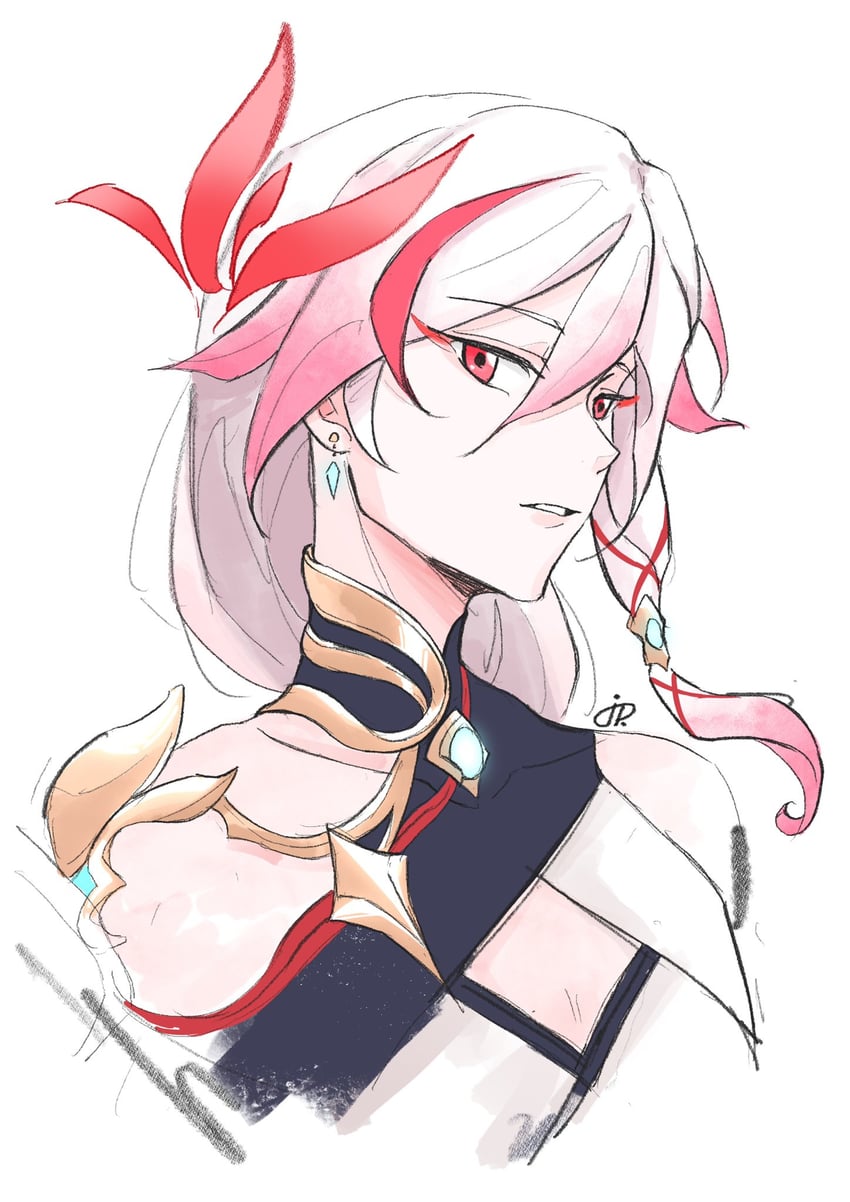 fu hua (honkai and 1 more) drawn by bttroffwithart