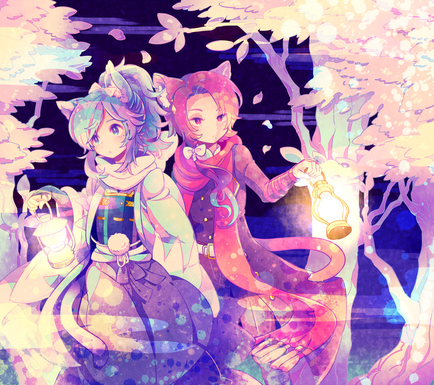 kashuu kiyomitsu and yamato-no-kami yasusada (touken ranbu) drawn by zippo_(3756c)