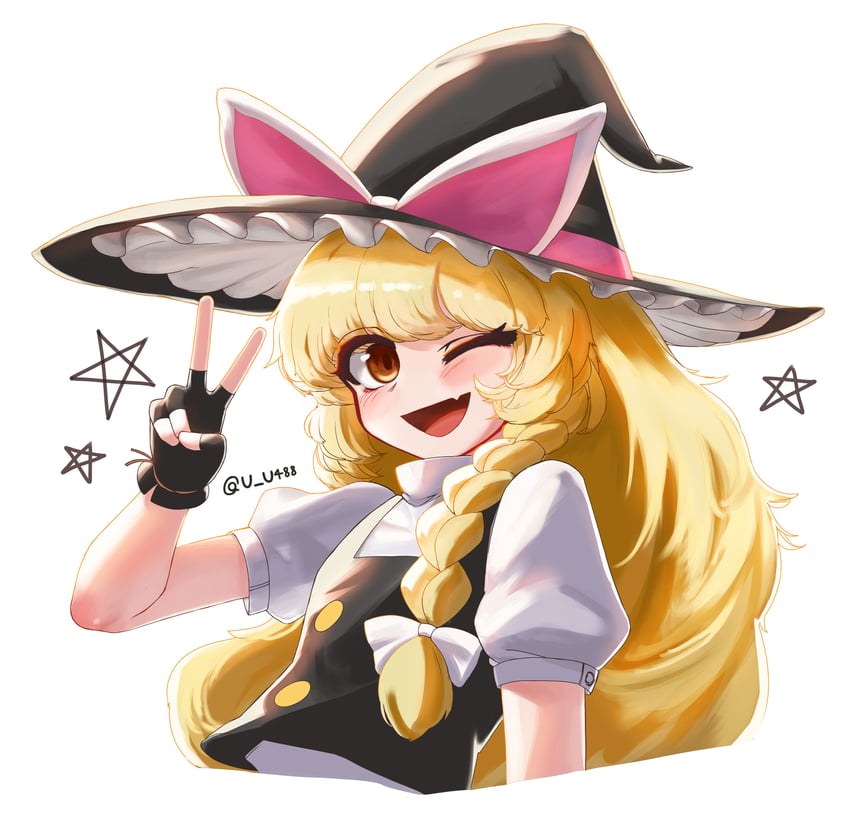 kirisame marisa (touhou and 1 more) drawn by u_u488