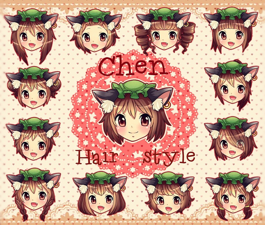 chen (touhou) drawn by ibaraki_natou