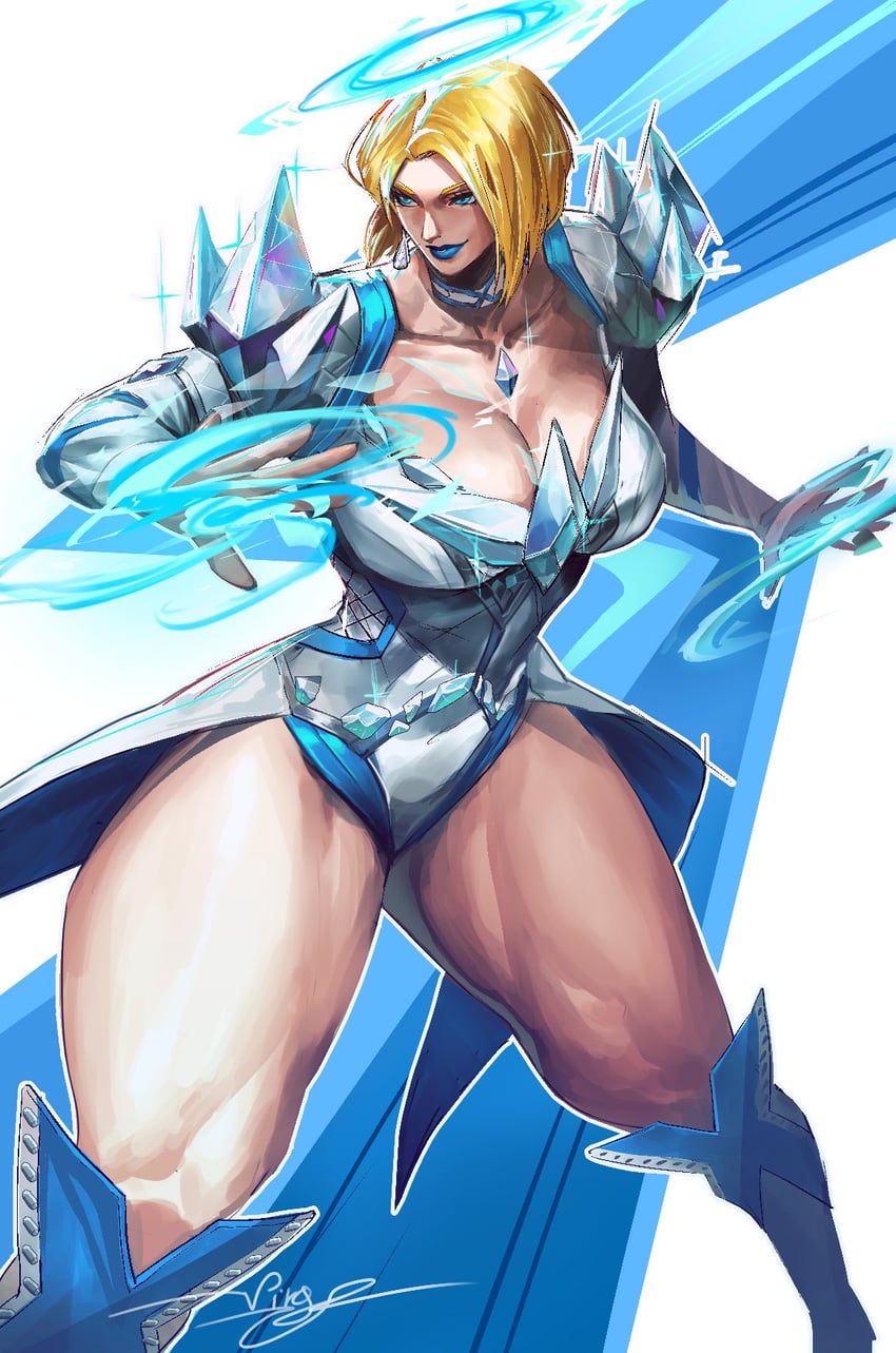 emma frost (marvel and 2 more) drawn by virgoart