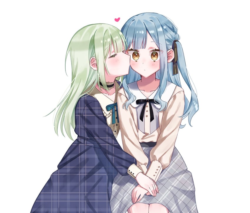 togawa sakiko and wakaba mutsumi (bang dream! and 1 more) drawn by ka_ra_c