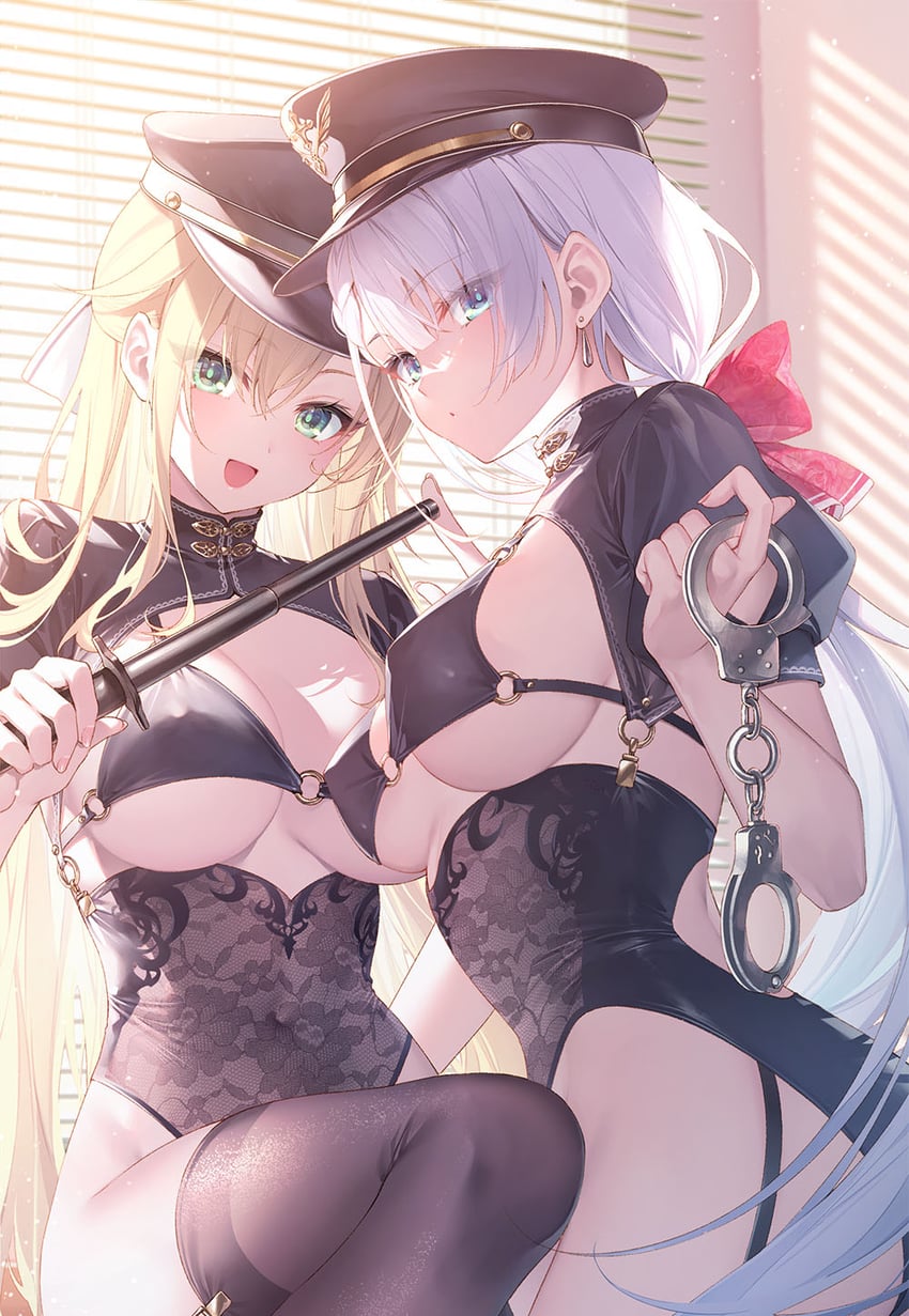 riselia ray crystalia and regina mercedes (seiken gakuin no maken tsukai) drawn by toosaka_asagi