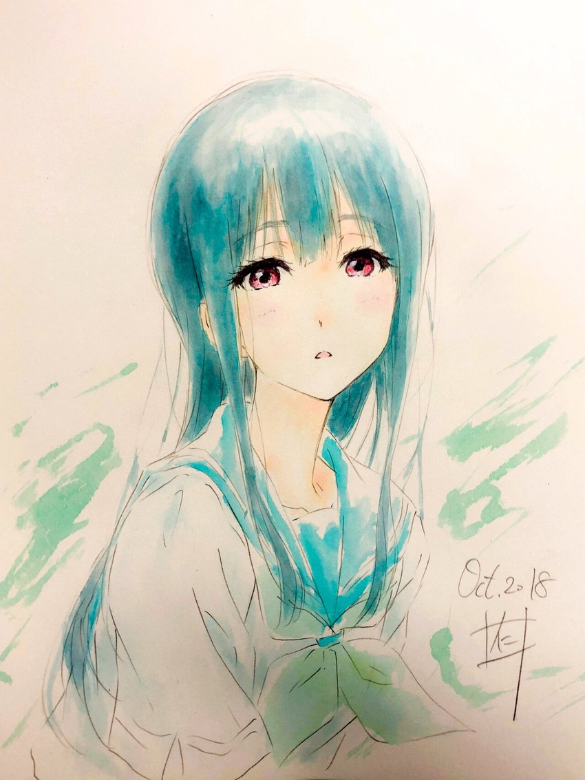 yoroizuka mizore (hibike! euphonium and 1 more) drawn by nii_manabu