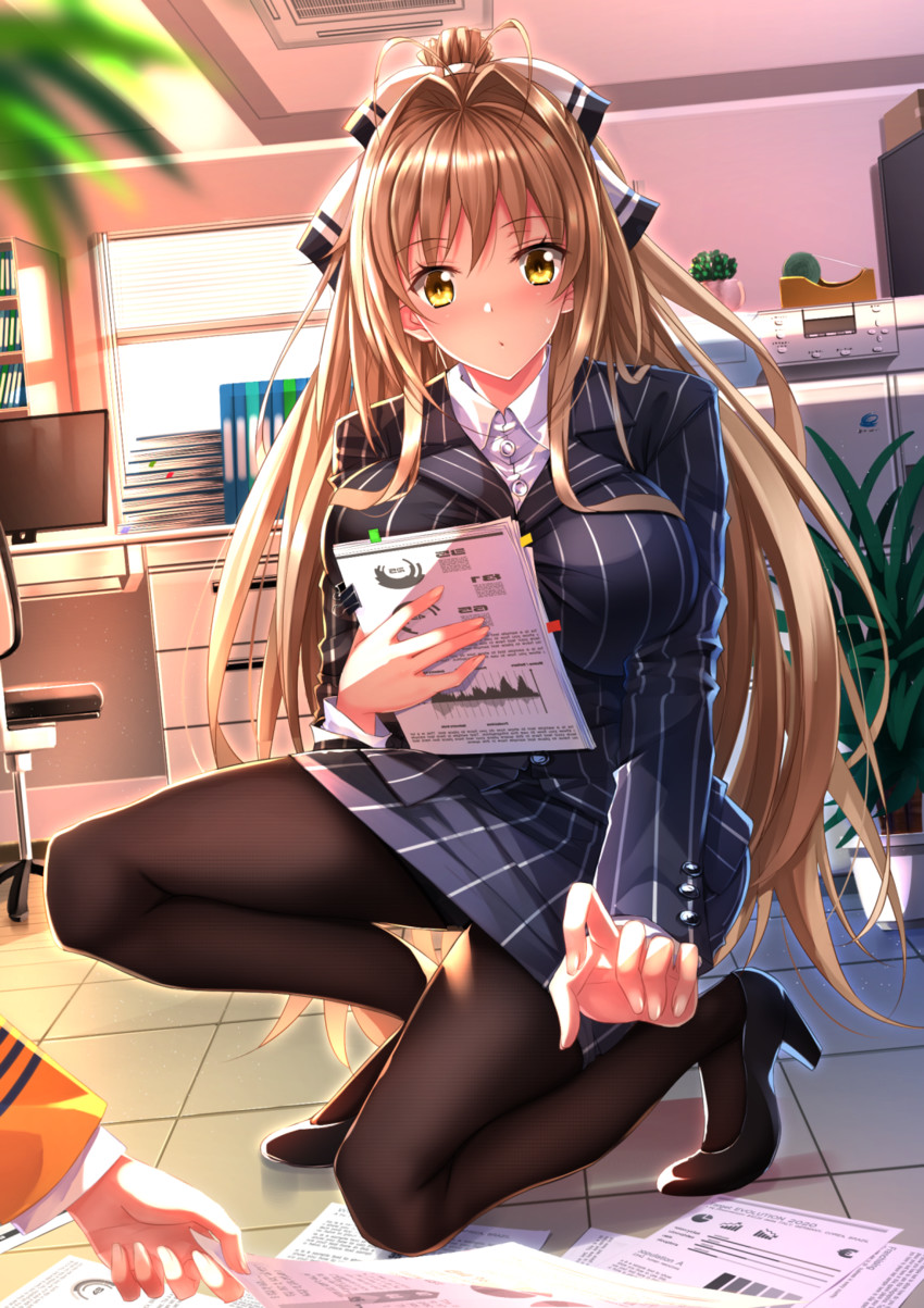 sento isuzu and kanie seiya (amagi brilliant park) drawn by swordsouls