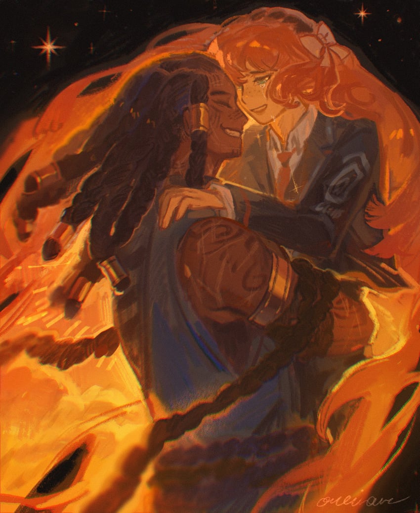ishmael and queequeg (project moon and 1 more) drawn by oneii