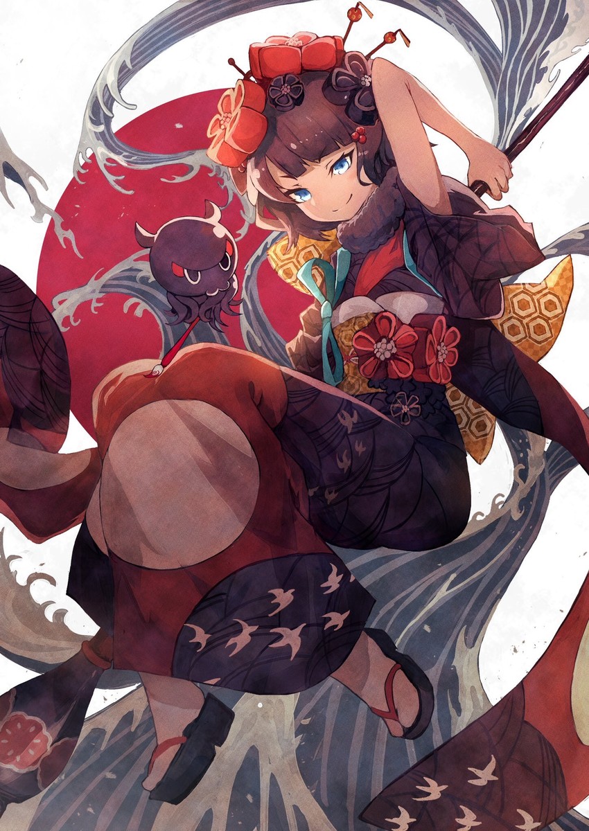 katsushika hokusai (fate and 2 more) drawn by sanshouuo