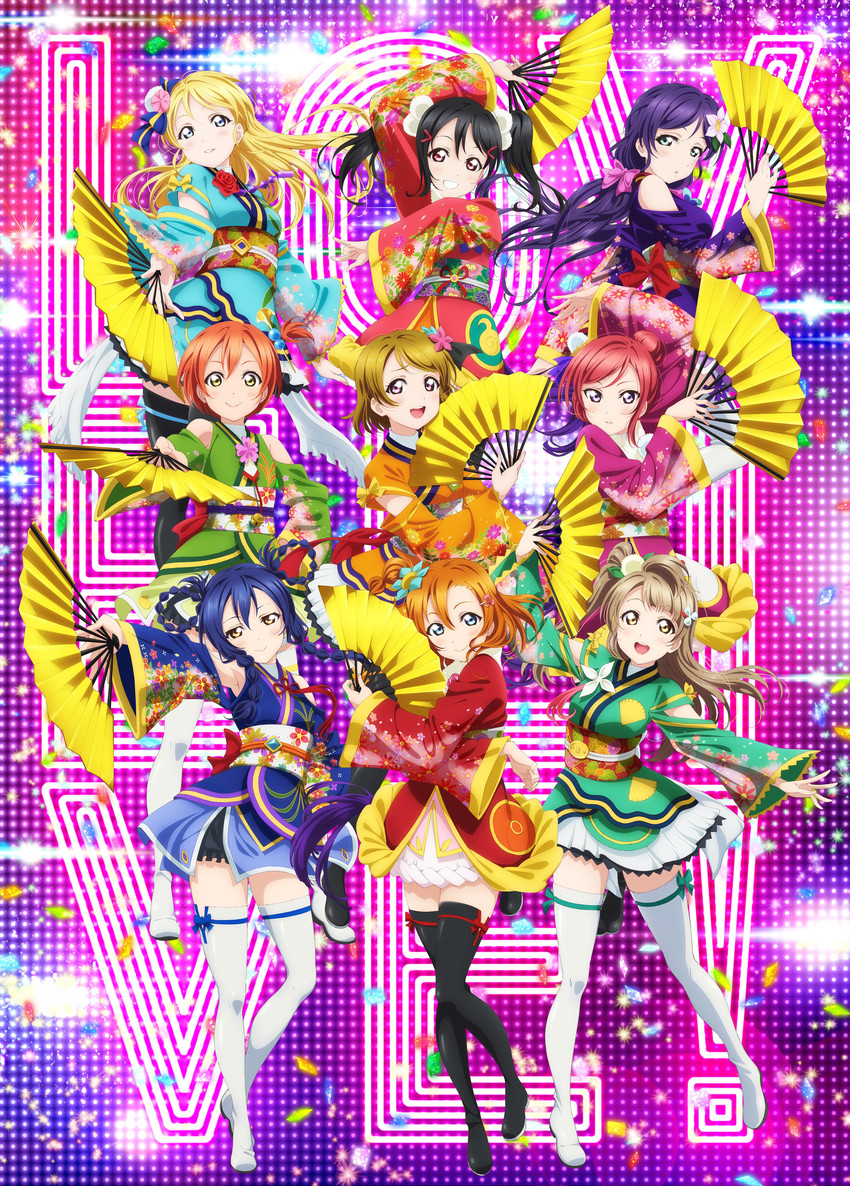 nishikino maki, tojo nozomi, sonoda umi, yazawa nico, ayase eli, and 4 more (love live! and 2 more)