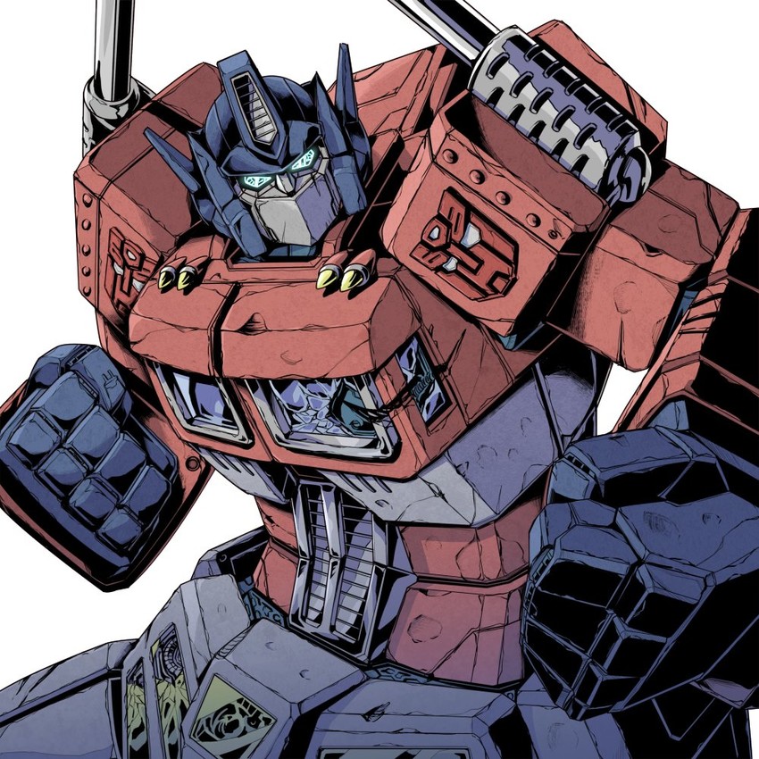 optimus prime (transformers and 1 more) drawn by kamizono_(spookyhouse)