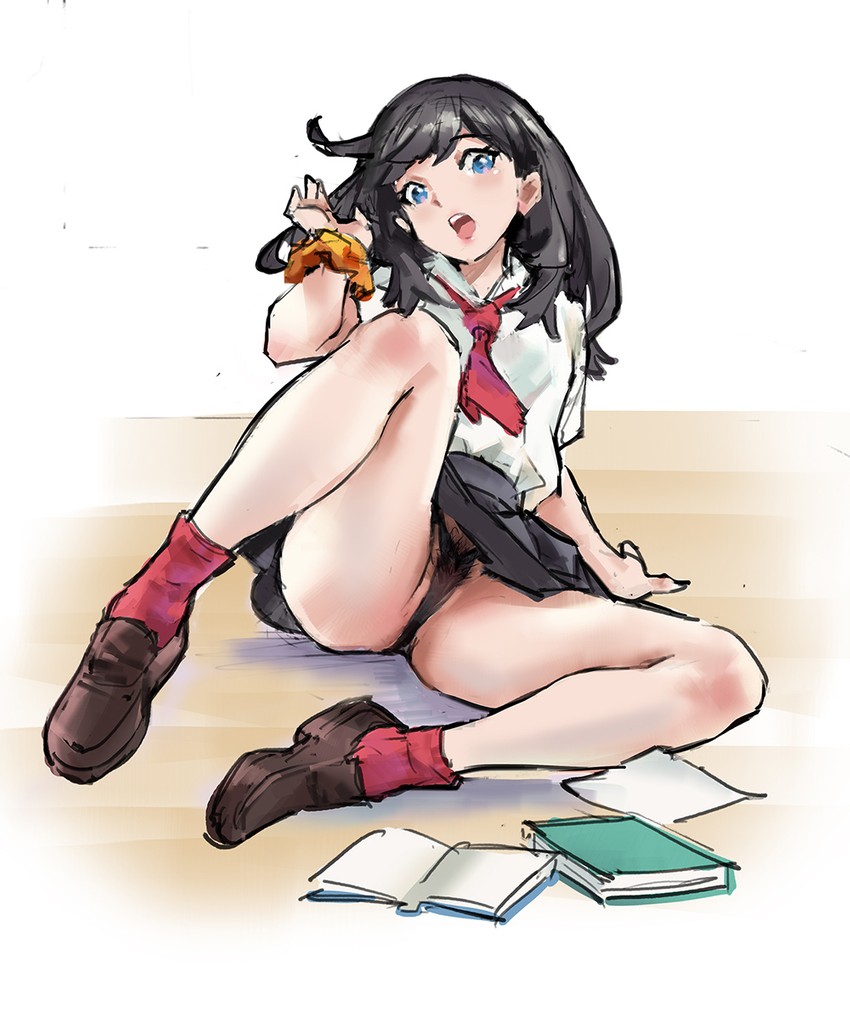 takarada rikka (gridman universe and 1 more) drawn by c.x.c