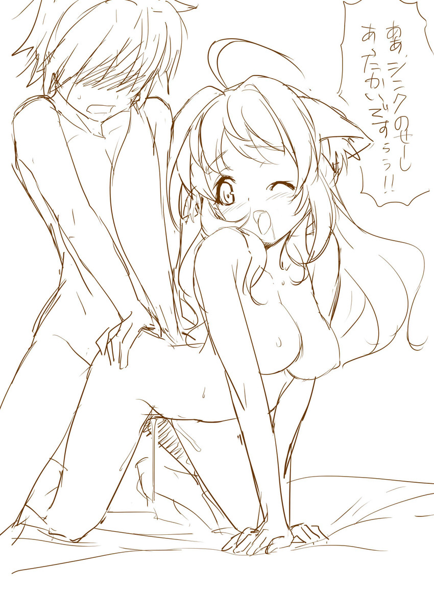 millhiore f. biscotti and cinque izumi (dog days) drawn by tooya_daisuke