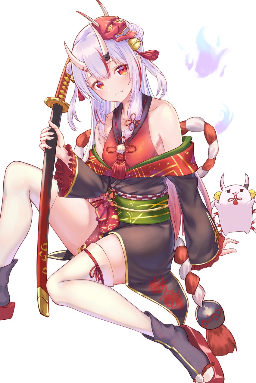 nakiri ayame and poyoyo (hololive) drawn by gore_(white_gore)