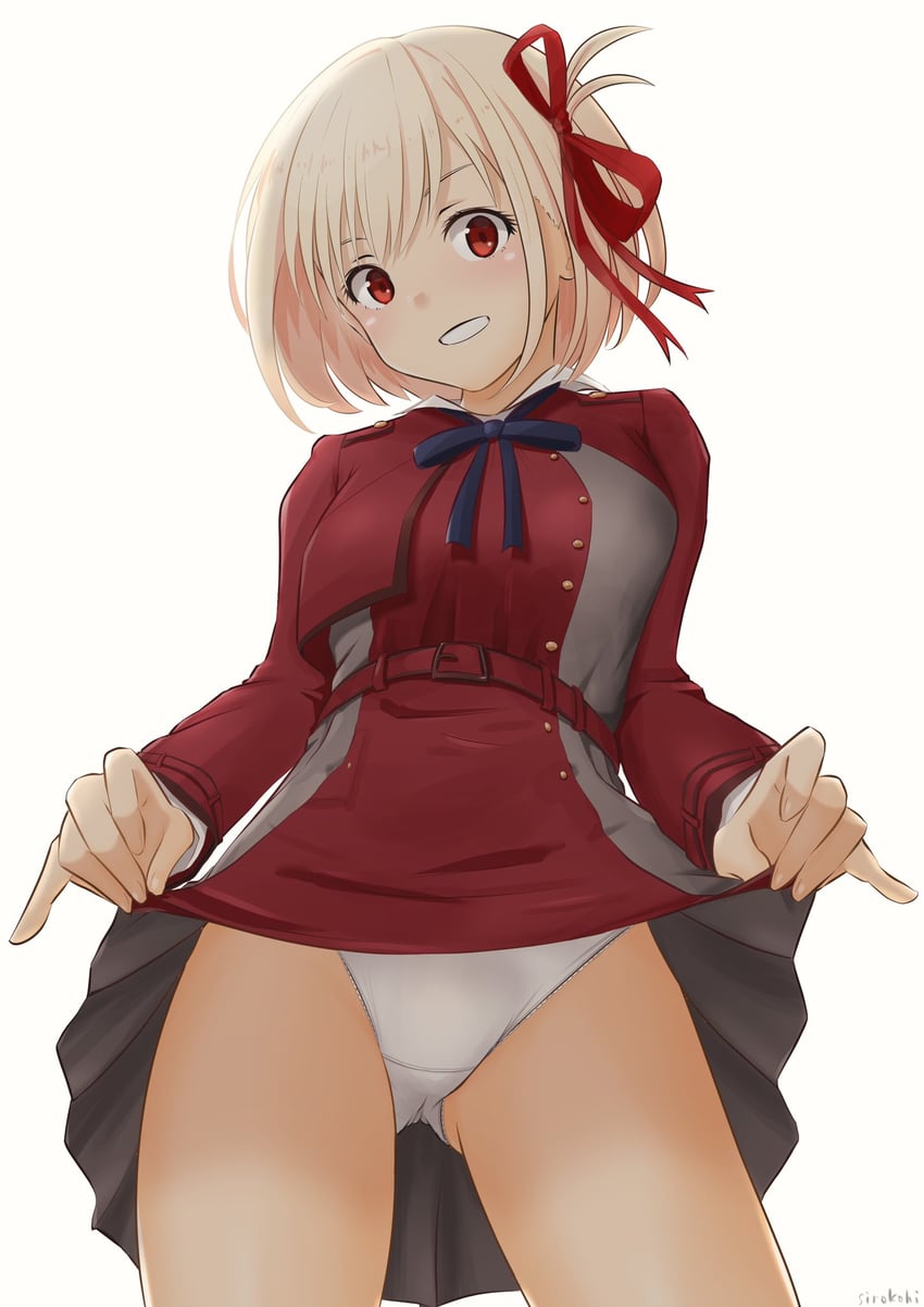 nishikigi chisato (lycoris recoil) drawn by sirokohi