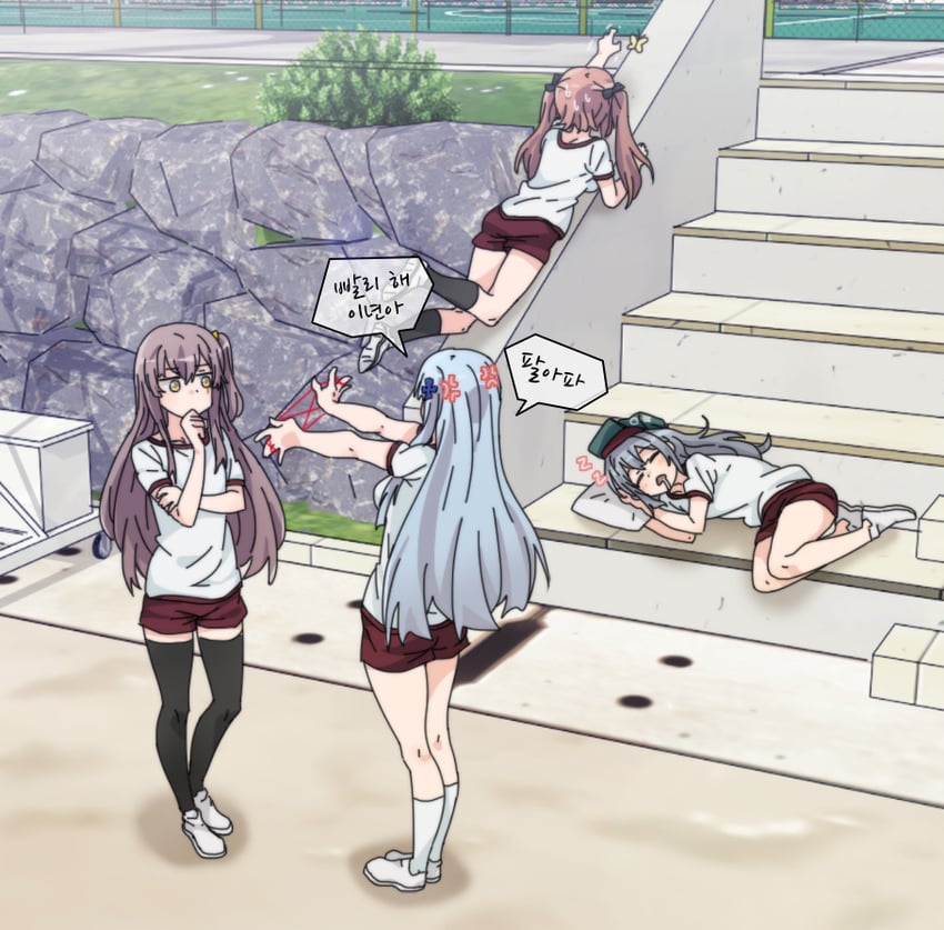 hk416, ump45, ump9, and g11 (girls' frontline) drawn by sidarim