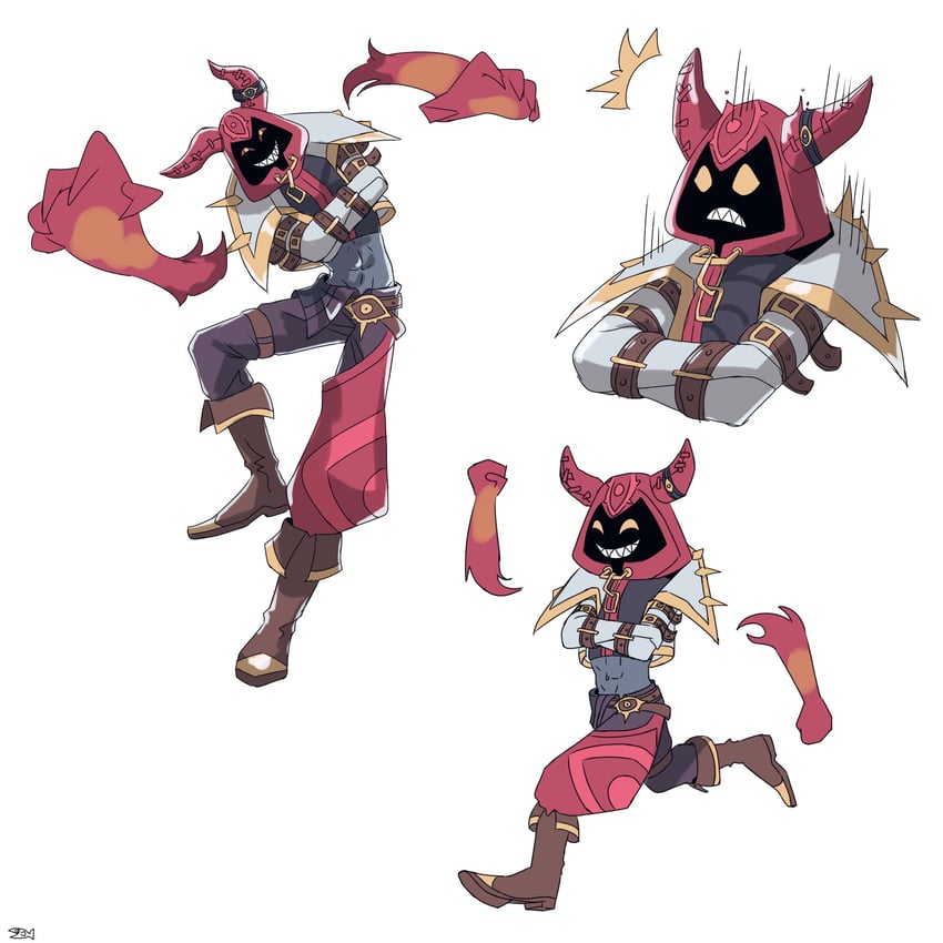 shaco and soul fighter shaco (league of legends) drawn by choedongtae