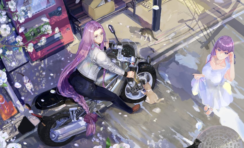 matou sakura and medusa (fate and 1 more) drawn by li_(m4a1sparkle)