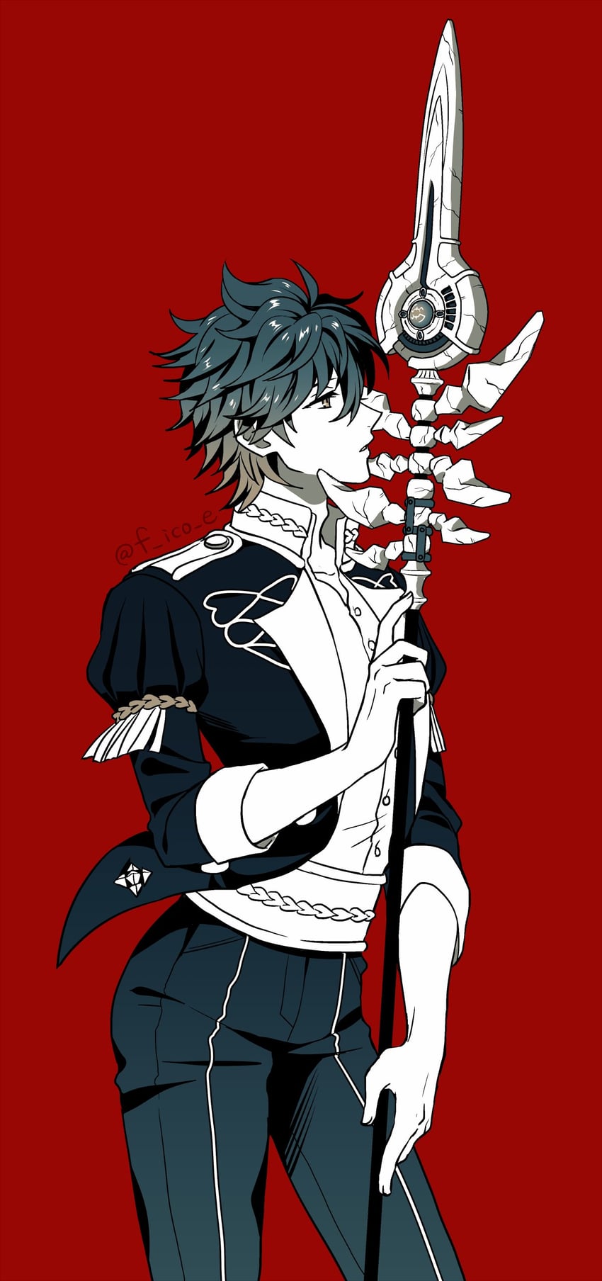 sylvain jose gautier (fire emblem and 1 more) drawn by f_ico_e